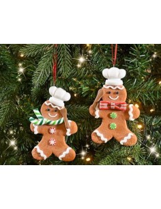 Decorazione 3D Omino di Marzapane Cuoco - 2 varianti - H12 cm 🎄🍪 2