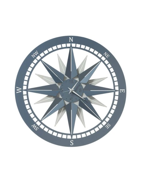 ARTI E MESTIERI Orologio Bussola 45cm bianco azzurro