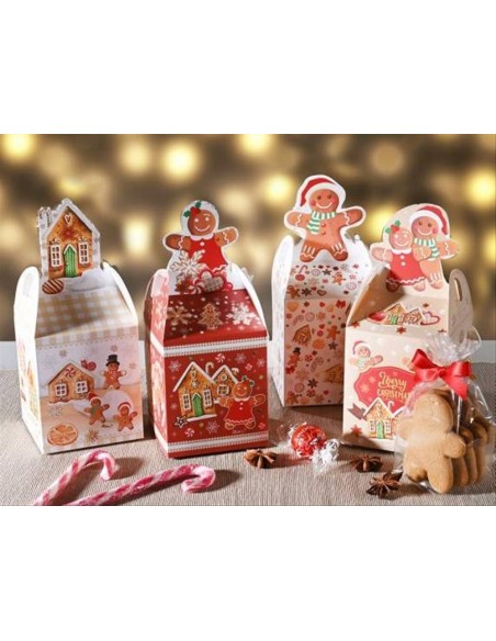 Scatola Omini Pan di Zenzero - 4 Varianti