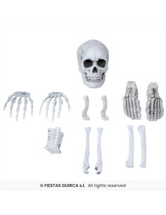 Ossa Finte 12pz in PVC - Decorazioni Horror Halloween 🦴👻 2