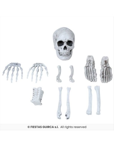Ossa Finte 12pz in PVC - Decorazioni Horror Halloween 🦴👻