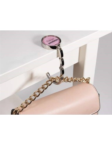 Gancio portaborsa con scritte divertenti - 4 varianti - Confezione reg