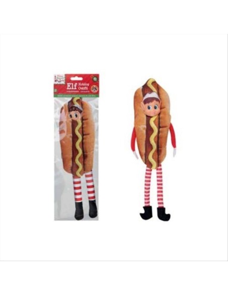 Costume Elfo Hotdog 76349 🌭🎅 Travestimento natalizio divertente Costume Elfo Hotdog 76349 🌭🎅 Travestimento natalizio divertente