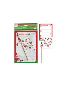 Set Lettera di Babbo Natale 13pz 15x21cm 🎄✏️ Scrivi e decora i tuoi d