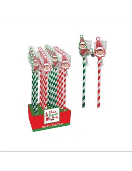 Matita con Gomma Elfo Monello H20cm ✏️🎄 Verde o Rossa Matita con Gomma Elfo Monello H20cm ✏️🎄 Verde o Rossa