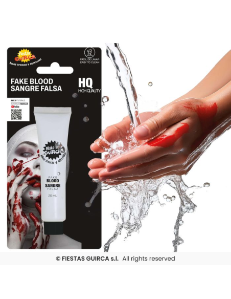 Tubo Sangue Finto Lavabile  Alta Qualità 20ml o 100ml 