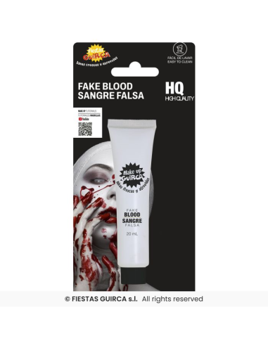 Tubo Sangue Finto Lavabile  Alta Qualità 20ml o 100ml 