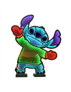 Specchio luminoso LED 40cm - STITCH Xmas