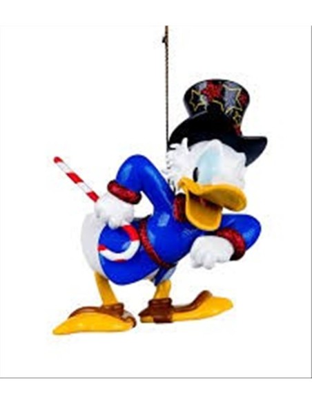 Decorazione 3D Zio Paperone Scrooge h12cm – Natale in Resina 🎩💰