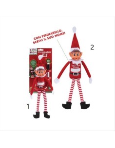 Elfo Monello Personalizzabile h40cm 🎨🎄 2 modelli da decorare 2