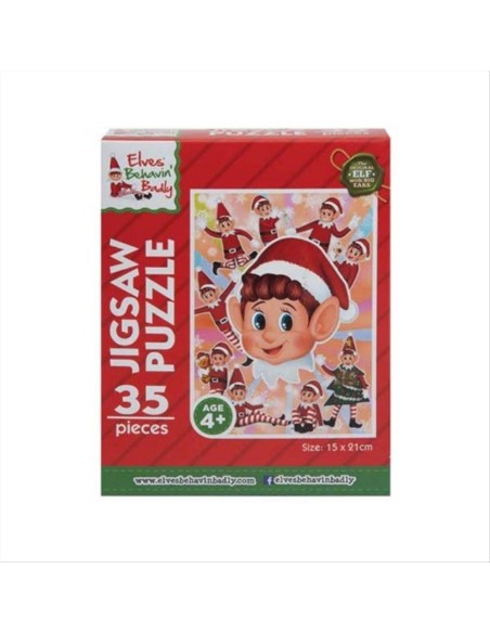 Puzzle Elfo Monello 35 pezzi 21x15cm 🎅🧩 Gioco creativo natalizio