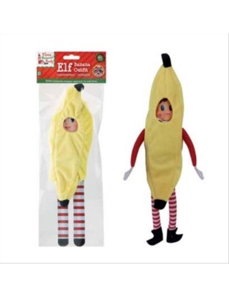 Costume Elfo Banana 76339 🍌🎄 Divertente travestimento natalizio per 