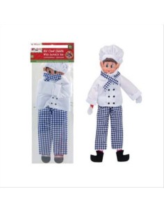 Costume Elfo Cuoco 76342 🎅🍪 Travestimento natalizio goloso e diverte