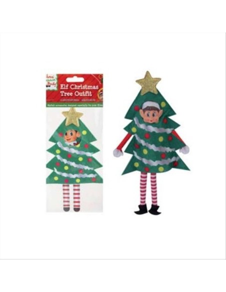 Costume Elfo Albero di Natale 76346 🎄🎅 Travestimento natalizio diver