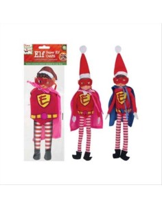 Costume Elfo Super Eroe 76347 🦸‍♂️🎅 Travestimento natalizio diverten