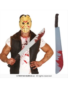 Macete Insanguinato 76cm in PVC – Accessorio Horror Halloween 🔪🩸