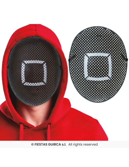 Maschera Squid Game 29x24cm - 4 Varianti in PVC