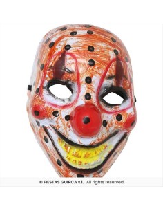 Maschera Clown Horror in PVC - Travestimento Halloween Adulti 🎭🤡 2