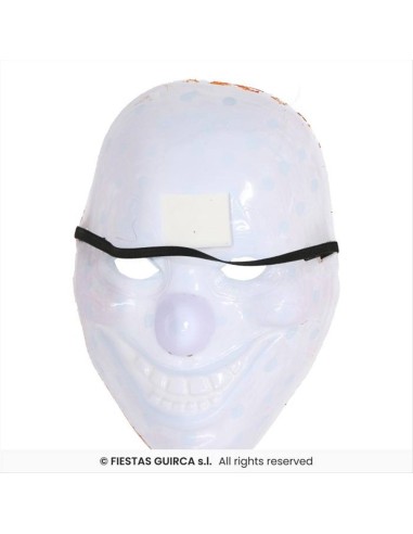 Maschera Clown Horror in PVC - Travestimento Halloween Adulti 🎭🤡