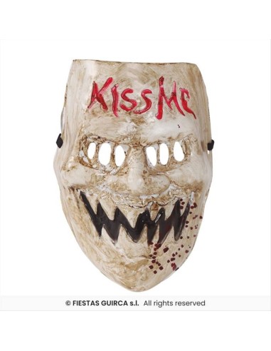 Maschera Assassino Horror Kiss Me in PVC - Halloween Adulti 🎭🩸