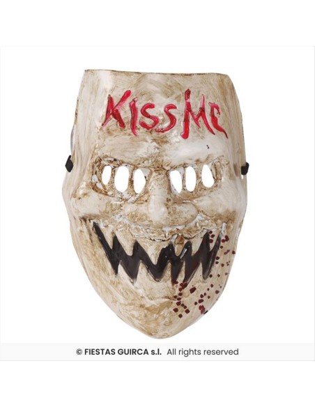 Maschera Assassino Horror Kiss Me in PVC - Halloween Adulti 🎭🩸