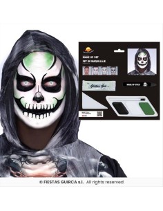 Set Trucco Scheletro 3pz – Make-up Horror per Halloween 🎃💀