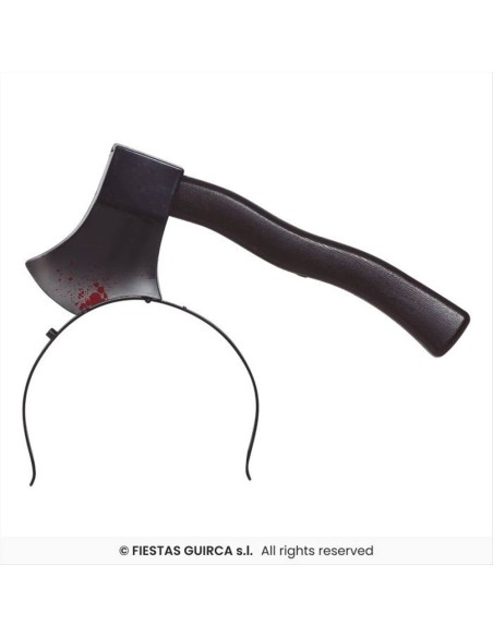 Cerchietto Ascia Insanguinata L28cm - Accessorio Horror Halloween 🪓👻