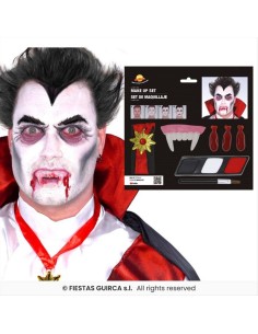 Set Trucco Vampiro 7pz - Make-up Horror per Halloween 🎃🧛‍♂️