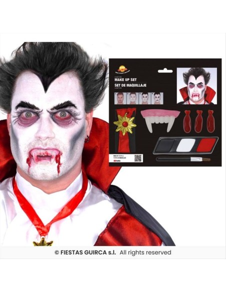 Set Trucco Vampiro 7pz - Make-up Horror per Halloween 🎃🧛‍♂️