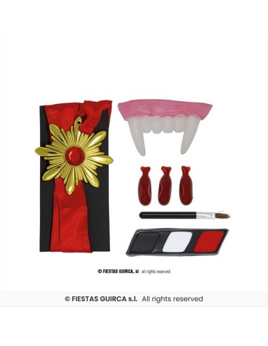 Set Trucco Vampiro 7pz - Make-up Horror per Halloween 🎃🧛‍♂️