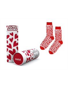 Calzini FOLLOW YOUR HEART Cuori Taglia Unica 36-41 - Con Scatola Regal