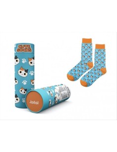 Calzini GATTO ARANCIONE Taglia Unica 36-41 - Con Scatola Regalo Multif