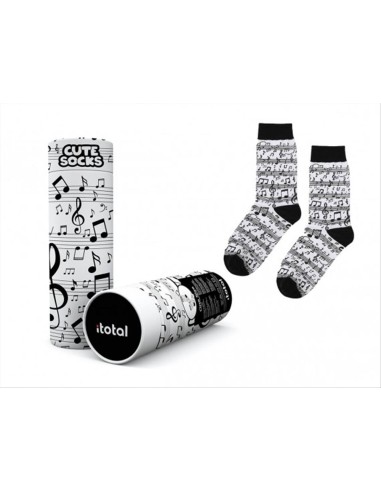Calzini Musica iTOTAL – Taglia Unica 36-41 con Scatola Regalo Multifun