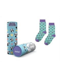 Calzini PANDA Taglia Unica 36-41 - Con Scatola Regalo Multifunzionale 