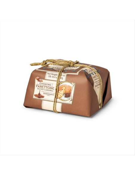 Panettone Caramello Salato 750g Incartato a mano - Senza canditi