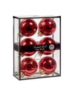 GOODWILL Pallina di vetro d.7cm ROSSO lucido 🎄❤️