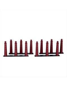 Amsterdammertje - Pilastri per il traffico Set di 4 pz Lemax per villa