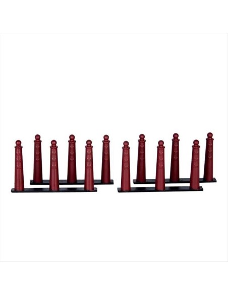 Amsterdammertje - Pilastri per il traffico Set di 4 pz Lemax per villa