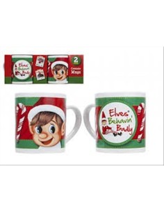 Set di 2 Tazze dell'Elfo Monello - Natale Magico!