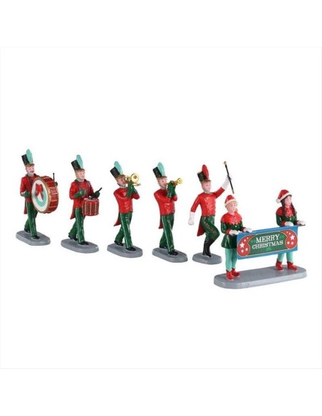 Christmas On Parade Set 6 pezzi – Lemax 03515 | Magia natalizia in min