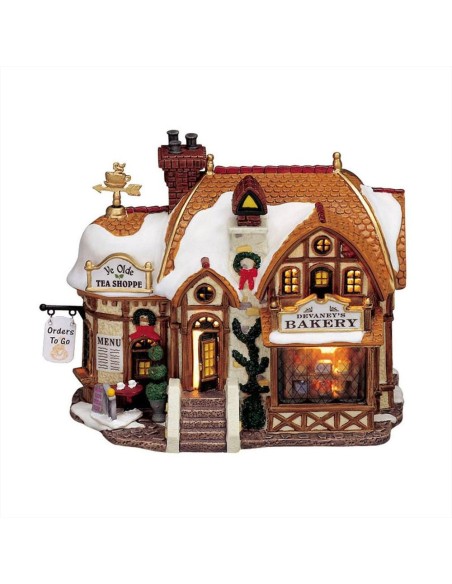 Devaney's Bakery 35793 LEMAX– Panetteria Illuminata da Collezione Nata