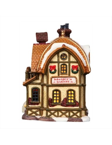 Devaney's Bakery 35793 LEMAX– Panetteria Illuminata da Collezione Nata