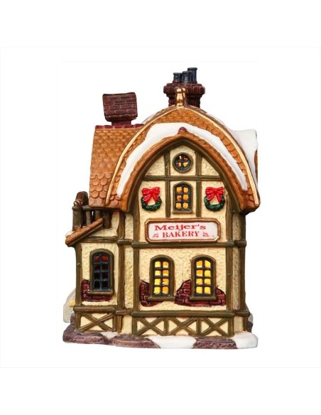 Devaney's Bakery 35793 LEMAX– Panetteria Illuminata da Collezione Nata