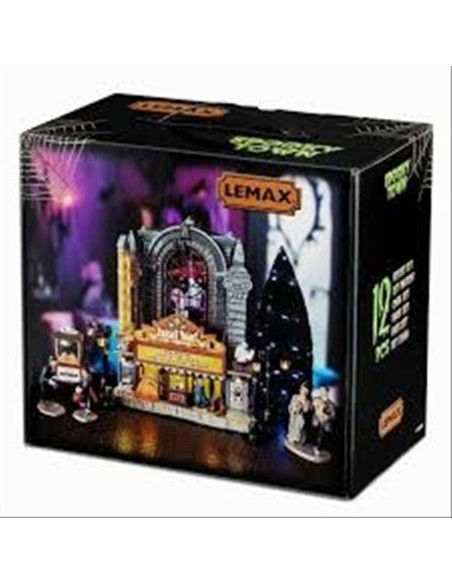 Fright Night Cinema Kit 56664 Lemax – Cinema Horror Illuminato Spooky 