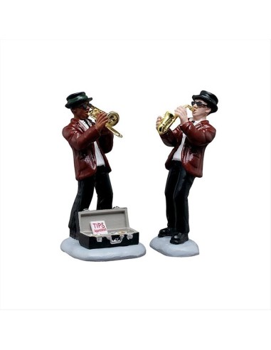 Jazz Duo Set 2pz 52523 Lemax – Figurine Musicali Natalizie 🎷🎄