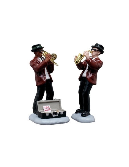 Jazz Duo Set 2pz 52523 Lemax – Figurine Musicali Natalizie 🎷🎄