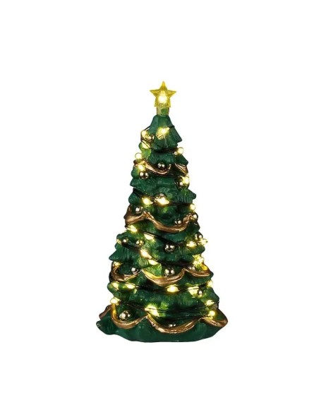 Joyful Christmas Tree 54525 Lemax – Albero Natalizio con Luci LED