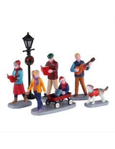 Merry Songs Set 6pz 02955 Lemax – Figurine Coro Natalizio 🎶🎄