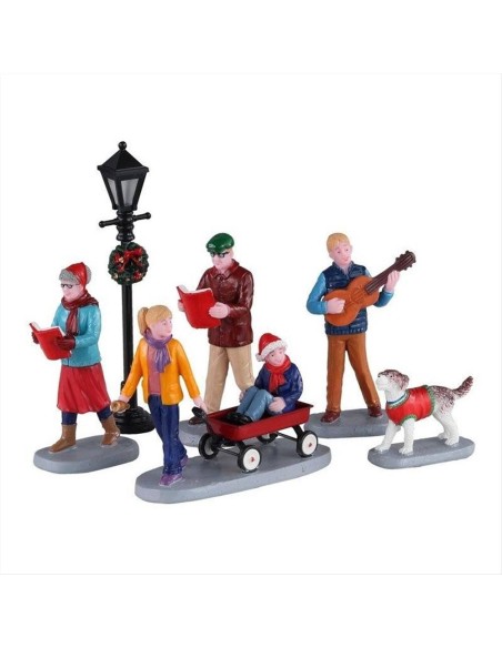Merry Songs Set 6pz 02955 Lemax – Figurine Coro Natalizio 🎶🎄
