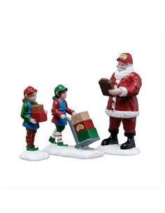Ready for Shipping Set 3pz 52526 Lemax – Figurine Natalizie 🎁🎄